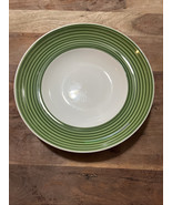 Vintage Tuxton Serving Bowl 12” Green Stripe - $28.99 CAD