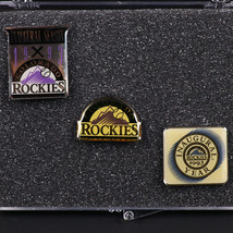 1993 Colorado Rockies Inaugural Season VTG 3 Pins Set LTD Ed. In Origina... - $14.26