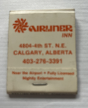 Airliner Inn Calgary Alberta Canada Matchbook - $5.93