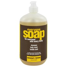 EO Products Everyone Soap Coconut &amp; Lemon, 32 Ounces - £17.38 GBP