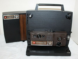 Vintage GAF 1788-Z Dual Super 8mm Movie Projector ~  Light Works ~ Needs... - $24.99