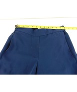 J Crew Polyester Pants Elastic Waist Blue Womens Size 0 - £15.56 GBP
