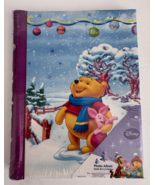 Disney Photo Album 32 Pictures Winnie The Pooh Christmas w/Piglet SEALED - $24.74