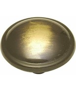 Style Selections 1.22in/31mm Antique Brass Finish Knob Model #Z1401-31-A... - $18.62 MXN