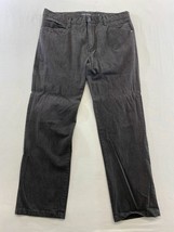 Point Zero Men&#39;s Brown Straight Leg Jeans Size 36 Flat Front Cotton Blend - £10.81 GBP