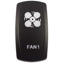 K4 Engraved Fan 1&quot; Contura Switch Actuator for II, III, V Switch Bodies - $19.95