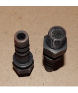 Punch Lok Hose Fittings 2ea Hex Steel Lok Nipple Double Groove 1/2&quot; x 3/... - $7.49