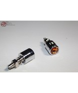 Amber Diamond License Plate Frame Tag Fastener Bolts Custom Chopper Bobb... - €17,88 EUR