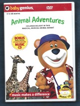 Factory Sealed  DVD -Animal Adventures-Baby Genuis-0 to 48 Months + CD Bonus - $15.00