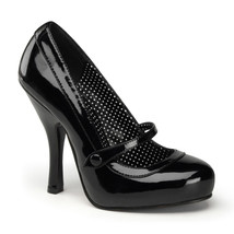 FINAL SALE PINUP CUTIEPIE-02 Women&#39;s Black 4&quot; Heel  Platform Mary Jane S... - $49.95