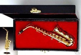 Miniature Saxophone with Case - $24.15