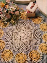 Celestial Sphere 4-Part Harmony Doily Runner Mat Bedspread Crochet Patterns - £7.16 GBP