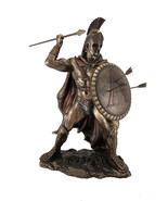 King Leonidas Greek Warrior of Sparta Bronze Finish Statue - £93.47 GBP