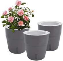 5 Inch Self Watering Planter Flower Pots For Indoor Plants African Viole... - $31.99