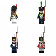 4pcs Napoleonic Wars French sapper Hessian Portuguese infantry Minifigures Set - $14.99