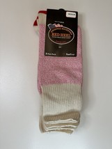 2 Pairs Fox River Rockford Red Heel Medium Original Monkey Socks Brown USA - $10.39