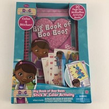 Disney Junior Doc McStuffins Bog Book Of Boo Boos Stick N Color Activity New - £19.86 GBP