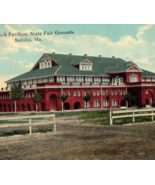 Sedalia Missouri State Fair Grounds Live Stock Pavilion Vintage Postcard - $12.95