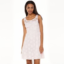 NWT LC Lauren Conrad Women&#39;s Beautiful Light Lilac Full Lining Lace Fit ... - £31.46 GBP