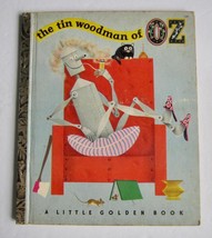 THE TIN WOODMAN OF OZ ~ Vintage Childrens Little Golden Book ~ FIRST A E... - $16.97