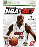 XBOX 360 NBA 2K7 Video Game Basketball Kobe Bryant multiplayer court 200... - £7.74 GBP