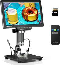 10.1&quot; Coin Microscope with Screen, Soldering Microscope for Adults,16Mp LCD Digi - £271.01 GBP