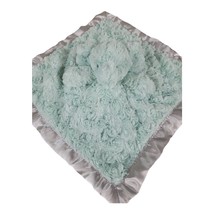 Cloud Island Elephant Lovey Security Blanket grey teal Baby Silky 14&quot; x 14&quot; 2021 - £18.37 GBP