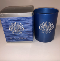 Primal Elements Seashell Icon Warm Spun Sugar Candle 9 ounce Jewel Bling Blue - $24.99