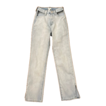 Rue21 Light Wash Denim Blue Jeans Womens Sz 0 Cut Out High Rise Rue 21 - £12.56 GBP