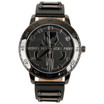 Star Wars The Mandalorian This is the Way Watch with Rubber Band Black - $46.98