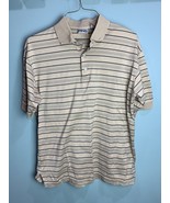 Ping Collection Mercerized Cotton Short Sleeve Polo Tan Men&#39;s Size M Golf - $13.09