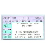 Tom Petty &amp; The Heartbreakers Ticket Stub Avril 2 1995 Uniondale de New ... - £32.64 GBP