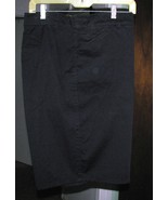 Ladies Black Cotton Shorts Size 24W INTRO Love The Fit - $368.69 MXN