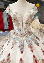 Beautiful Gown Bridal White New Gown Princess Real Price Lace Vintage Boho Store - £694.07 GBP