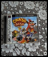PS1 Crash Bash Collector&#39;s Edition White/Black Label Complete - $570.18 MXN