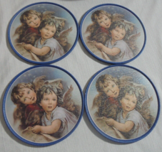 Vintage Angels Coasters House of Lloyd Christmas Around the World Heavenly NOS - £6.49 GBP