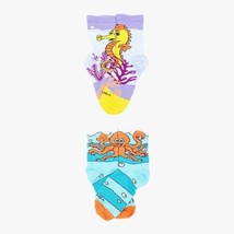 Sea Creatures Socks - Ocean Adventure (Set of Two) (Ages 0-7) - £5.57 GBP