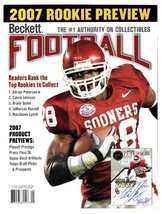 May 2007 Beckett Football Magazine #206 Adrian Peterson Oklahoma - $9.89
