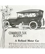 Chandler Six Refined Touring Motor Car 1917 Advertisement Automobilia DWII8 - $469.16 MXN