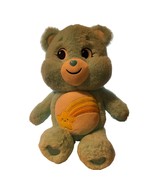 Care Bears Teddy Bear Plush Stuffed Animal Turquoise Yellow Cuddly 13&quot; t... - £11.67 GBP