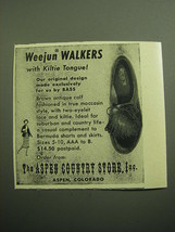 1958 Aspen Country Store Bass Weejun Walkers Shoes Advertisement - £14.78 GBP