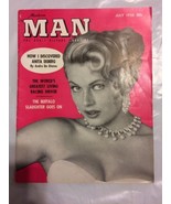 Vintage “MODERN MAN” Adult Picture Magazine July 1956 Issue ANITA EKBERG... - $21.99