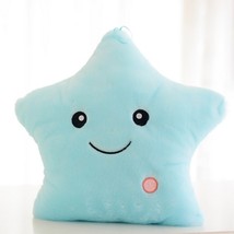 Creative Luminous Pillow Stars Stuffed Plush Toy Glowing Led Light Colorful Cush - £17.89 GBP