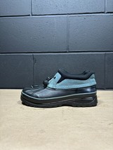 Weathermates Teal Suede Leather One Eye Slip On Winter Shoes Wmns Sz 8 - $29.96