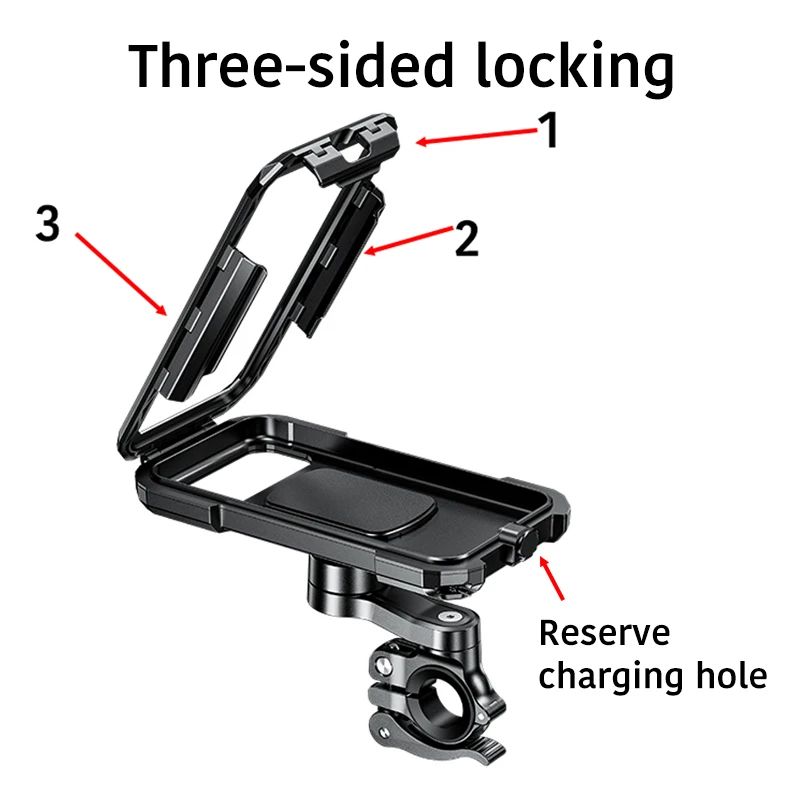 Sporting SMOYNG Waterproof Motorcycle Bicycle Phone Bag Holder Stand Quick Mount - £53.55 GBP