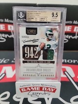 2011 National Treasures Randall Cunningham Game Worn Jersey Patch 26/50 BGS 9.5 - £141.40 GBP
