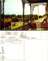 Louisiana Natchitoches Front Street French Ironwork Prudhomme Building Postcard - £7.39 GBP
