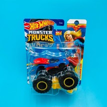 Super Girl 1:64 Hot Wheels Monster Truck  w/Crush and connect Car 2024 - $13.22 CAD