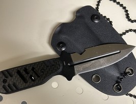 Brand new minion neck knife With Chain And Clip. Bad ass Weapon - £23.66 GBP