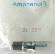New Amphenol 31-209 Coaxial Adapter,Bnc JACK-BNC Plug Right Angle Connector Rf - £17.18 GBP
